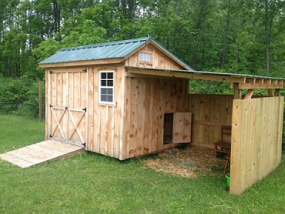 Shed construction and delivery for goat shelters & pens