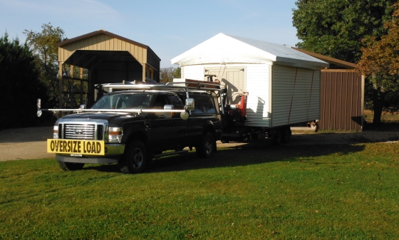 Custom sheds in Wisconsin are delivered to your door Wisconsin Shed Delivery Services