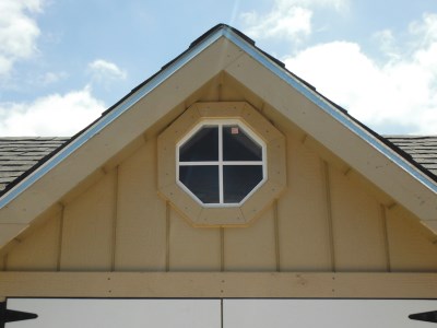 Custom shed window