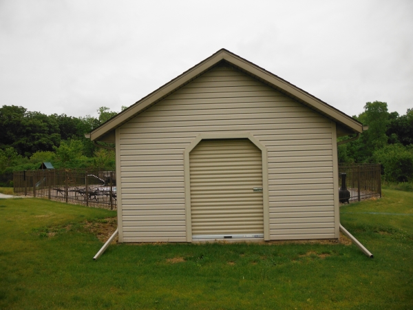 Shed roll up door