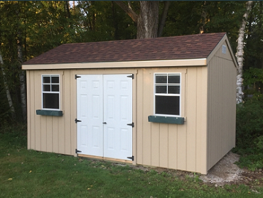Sheboygan Gable Shed with Side Entry Door